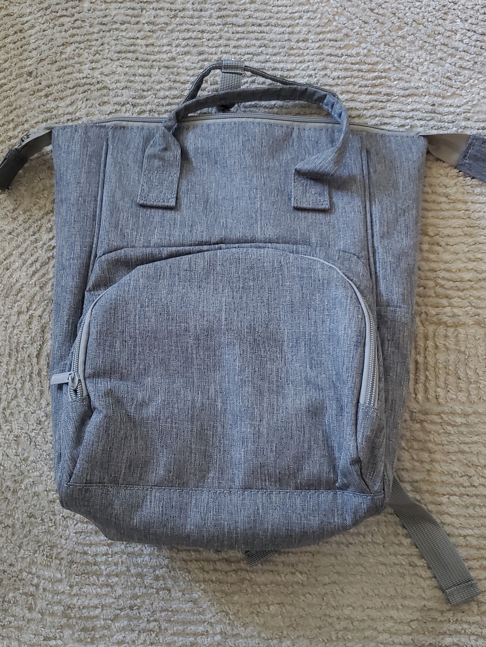 Gray Women's Baby Bag Backpack - Unbranded